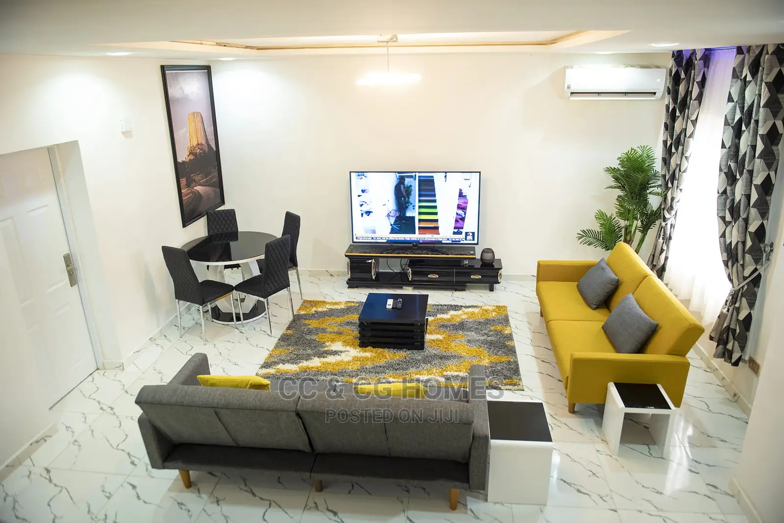 Furnished 3 Beds Apart - 24hrs Elect/Wifi/Security in Life Camp