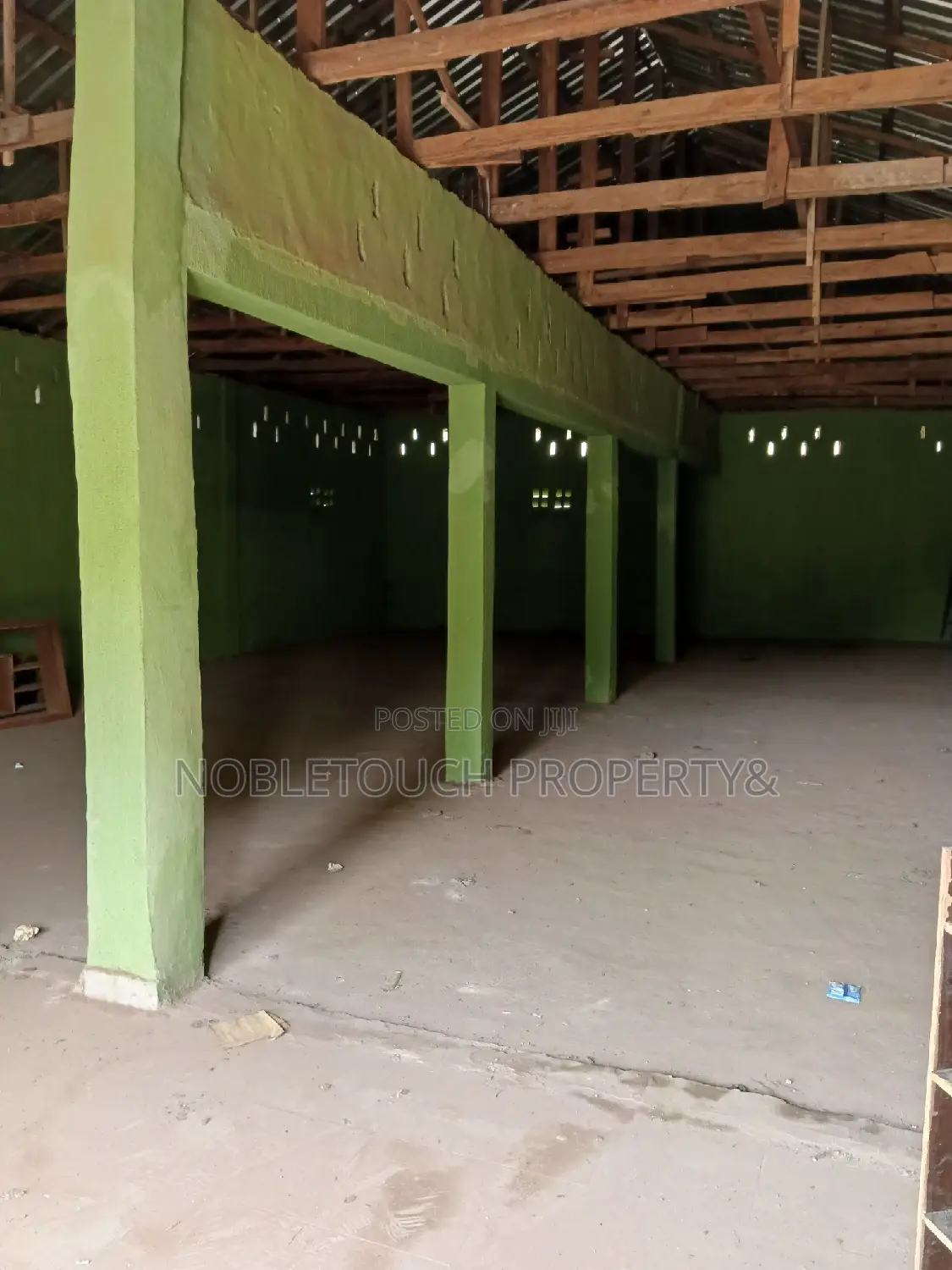 Commercial Warehouse/ Hall Off the Major Rd at Igando in Akesan