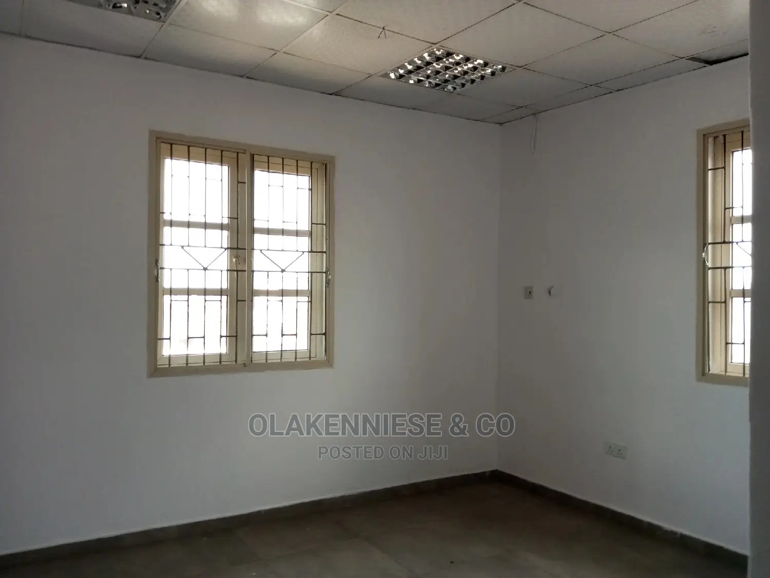 Newly Built Open Plan Office Space Upstairs in Adekunle