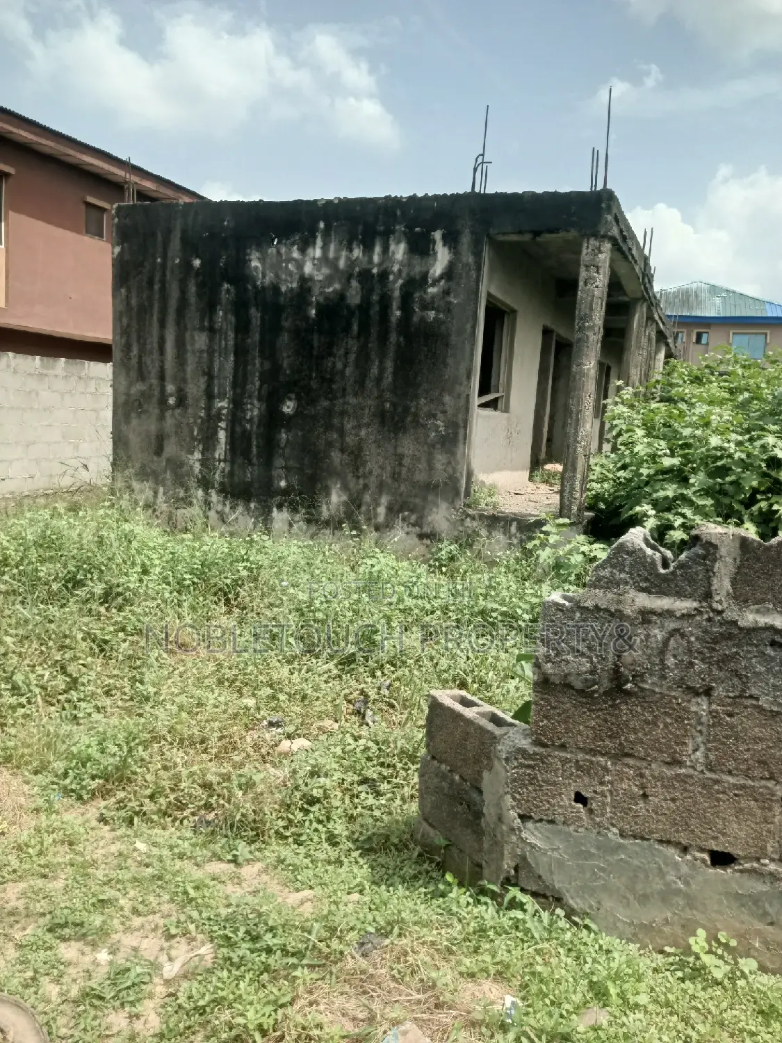 Uncompleted School Building in a Nice Location in Iseri Olofin