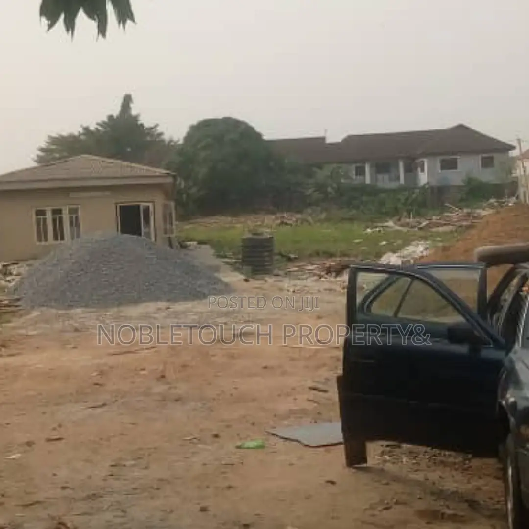 6plots Together Fence Round Along the Major Road at Adenson in Akesan