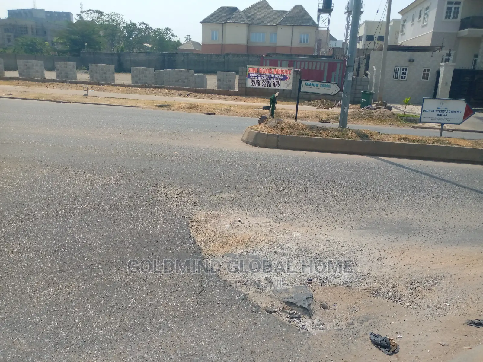 Estate Plot for Sale in Lugbe FHA by Police Sign Board in FHA