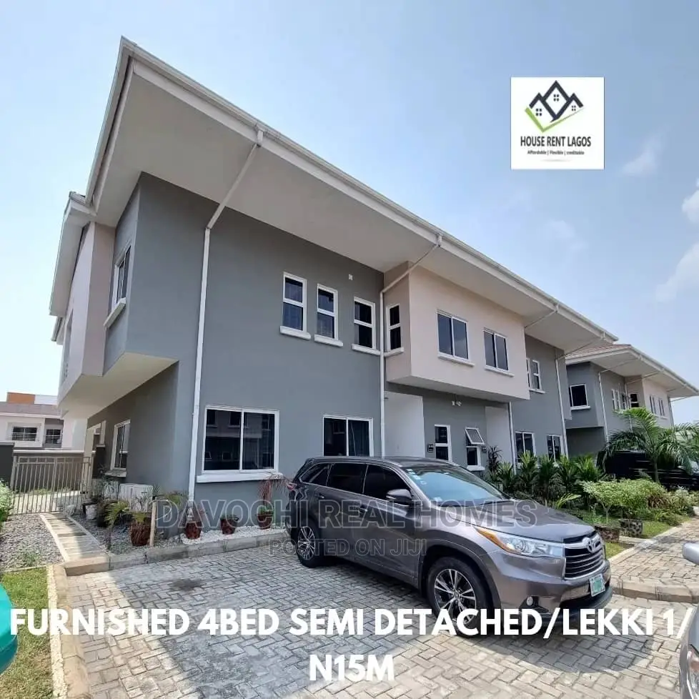 Furnished 4bdrm House in Lekki Phase One for Rent in Lekki