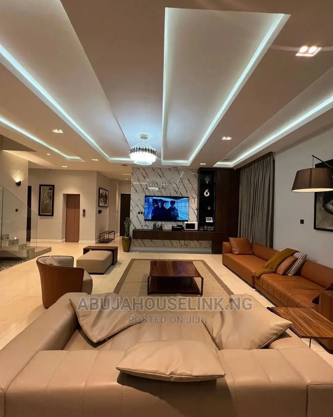 Furnished 5bdrm Duplex in Guzape Abuja for sale in Guzape District