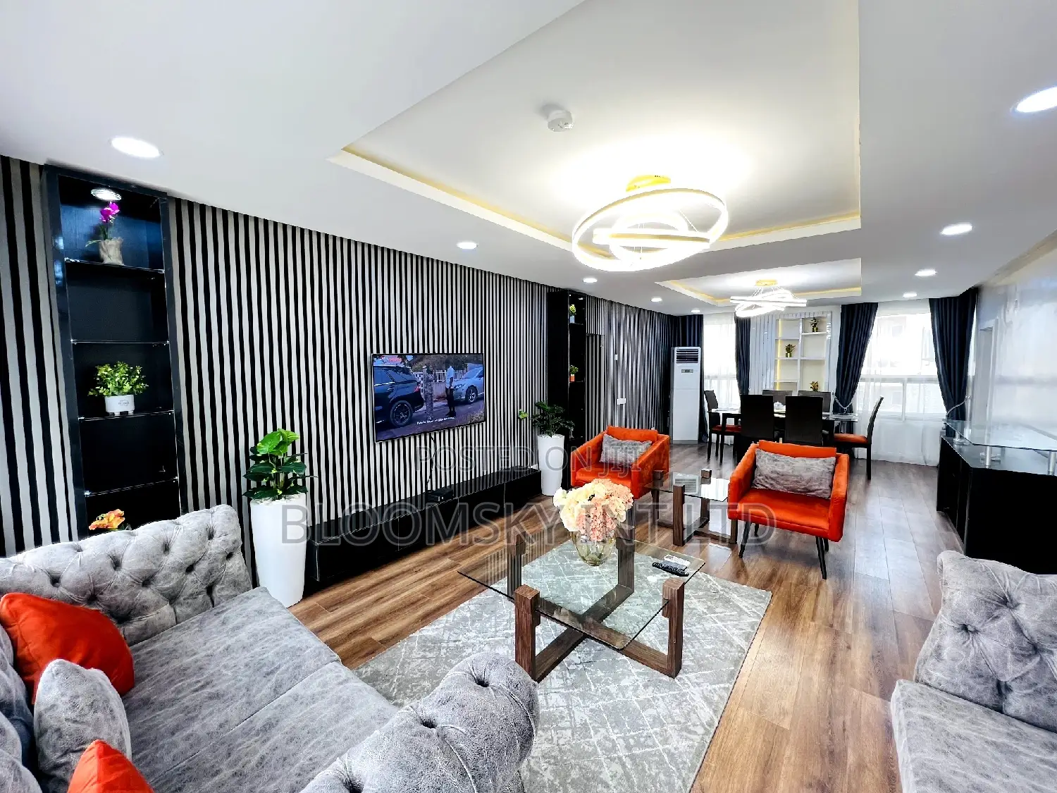 Sharp 3 Bedroom Serviced Overlooking Ikoyi Club in Ikoyi