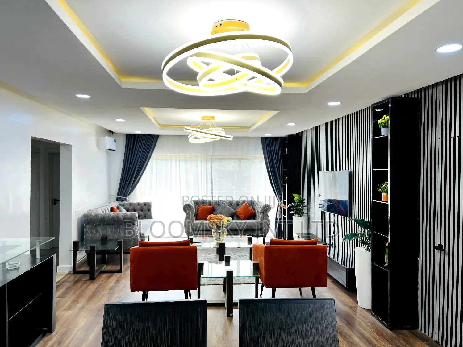 Sharp 3 Bedroom Serviced Overlooking Ikoyi Club in Ikoyi