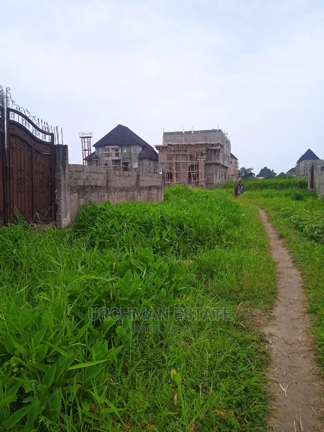 A Good Standard Plot of Land Fenced N Gated With Global Cofo in Abule Ado