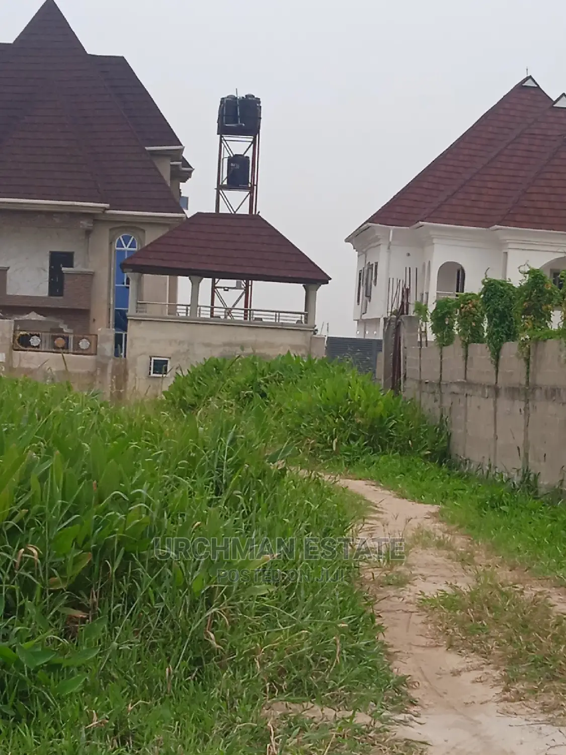 Standard Plots of Land Almost Dry in a Developing Area in Abule Ado