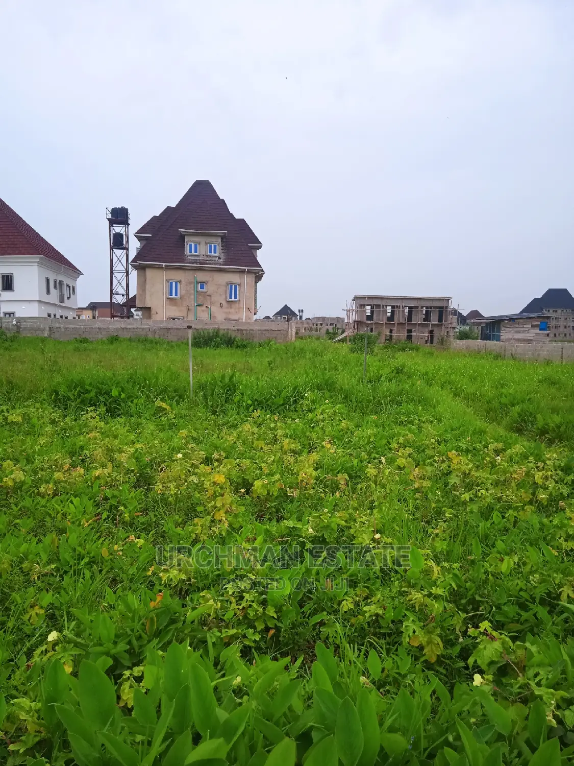 Standard Plots of Land Almost Dry in a Developing Area in Abule Ado