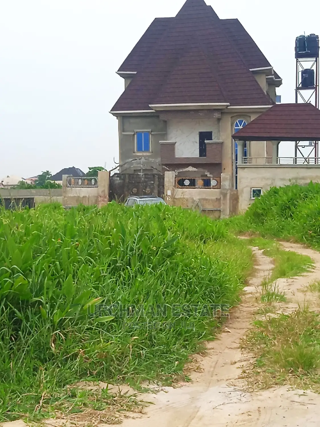 Standard Plots of Land Almost Dry in a Developing Area in Abule Ado