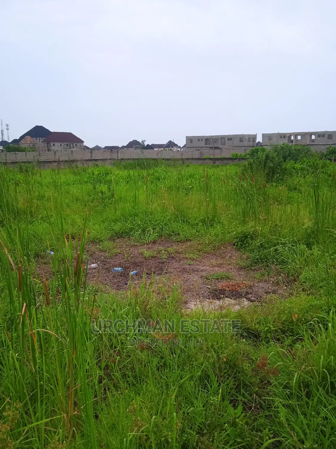 Standard Plots of Land Almost Dry in a Developing Area in Abule Ado