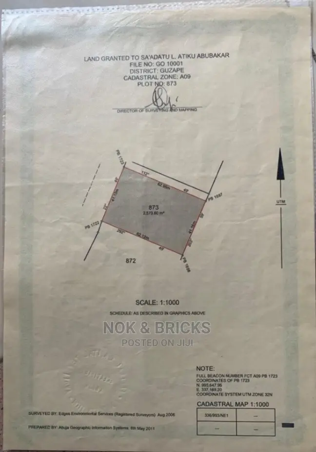 2,500 Residential Land in Guzape District