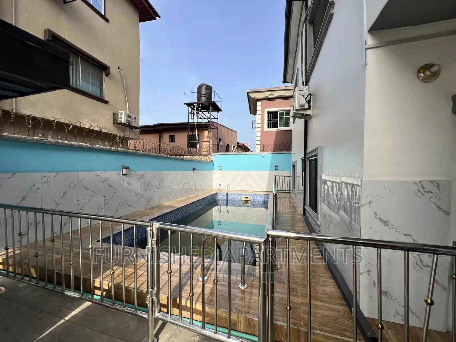 3 Bedroom Flat With Pool Wifi 24hrs Lit Ajao Estate in Ajao Estate