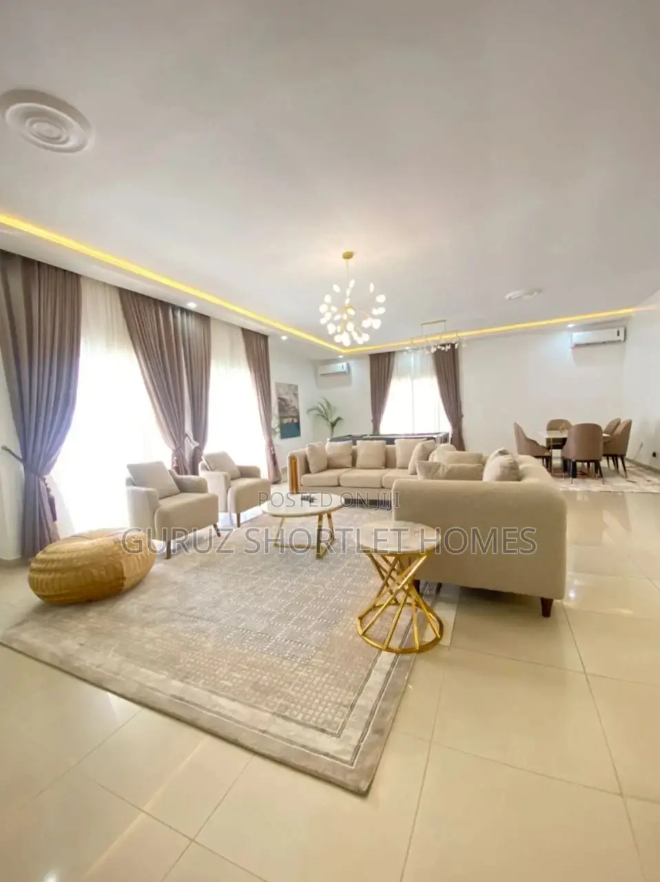 Luxurious 3 Bedroom Shortlet Apartment in Wuse 2