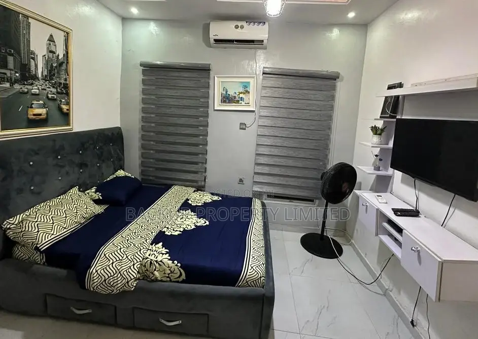 A Furnished Studio Apartment in Yaba for Short Let in Fola Agoro