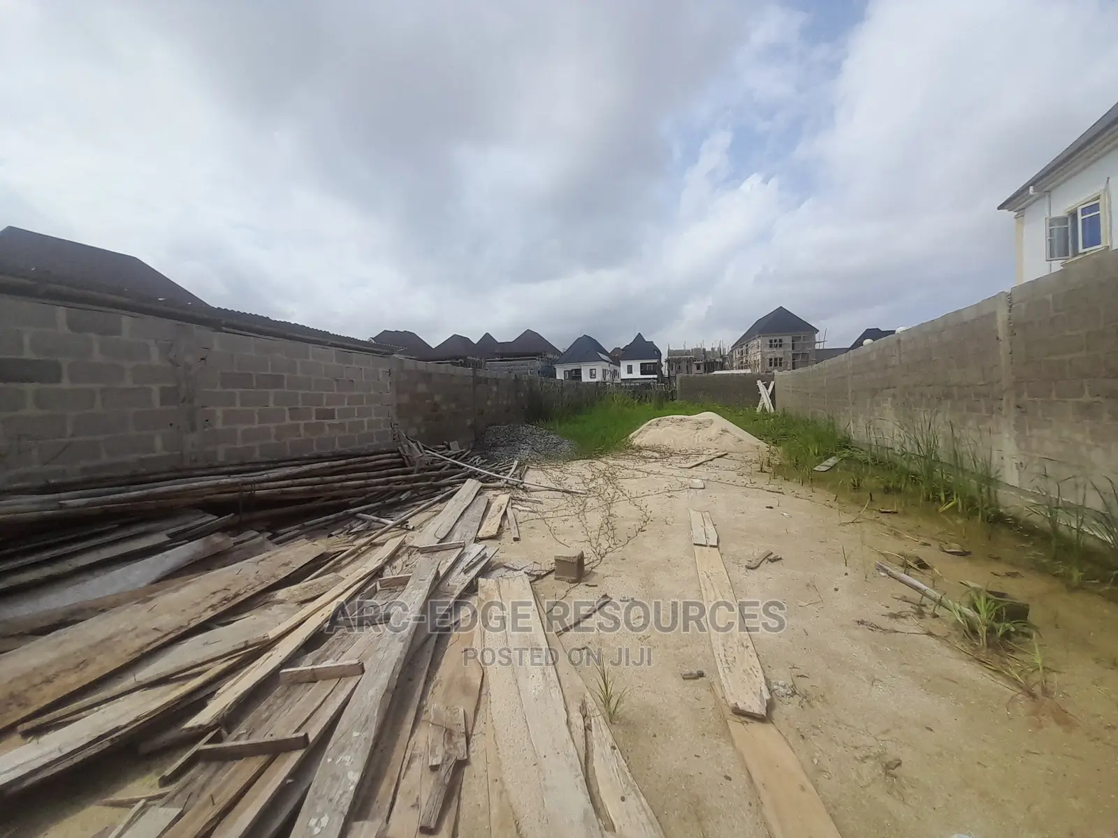 Sandfilled, Fenced and Gated Land in Ago Palace
