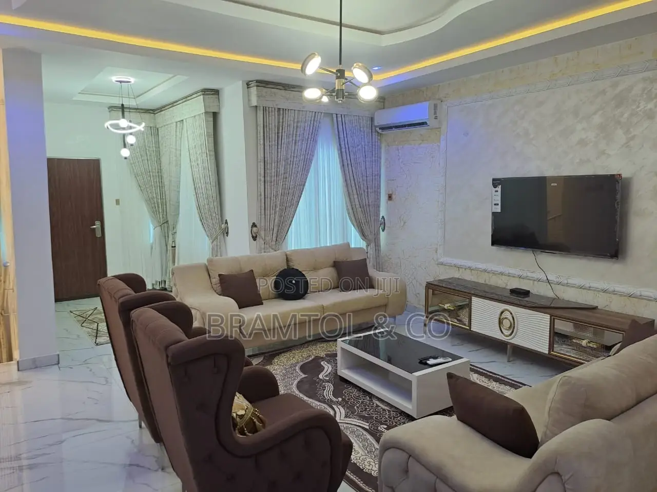 Furnished 5bdrm Duplex in Idu Industrial for rent in Idu Industrial