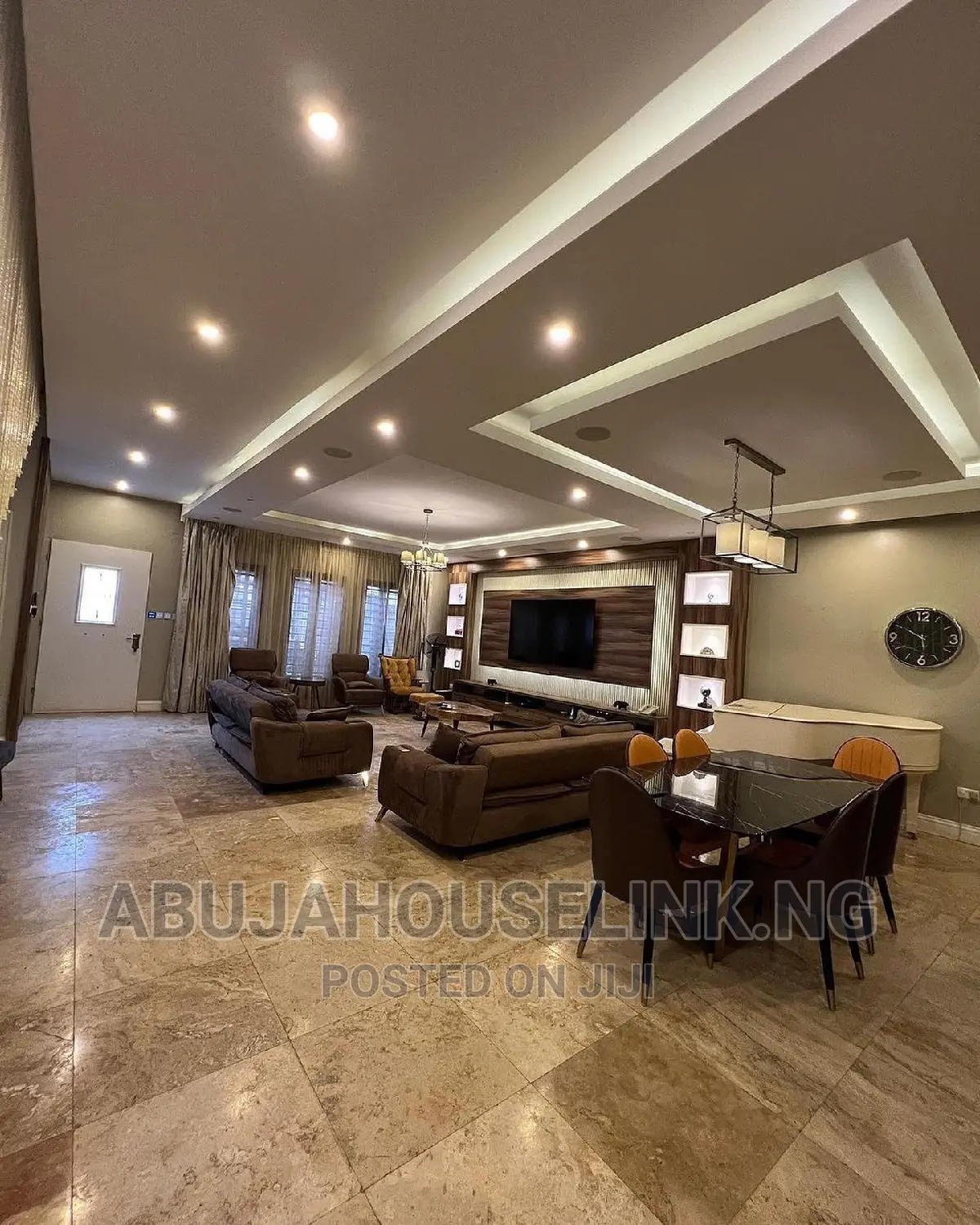 Furnished 4bdrm Duplex in Guzape/Asokoro, for sale in Guzape District