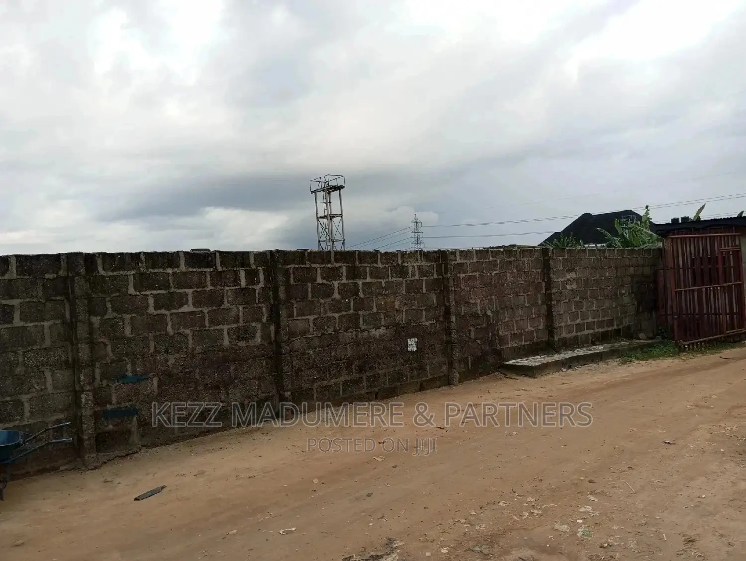 For Sale : Fenced Land at Sars Road in Port-Harcourt