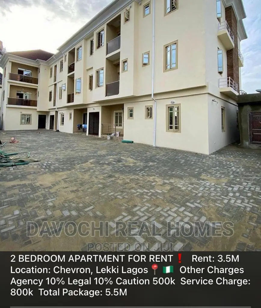 3bdrm Apartment in Chevron Drive, Lekki for rent in Lekki