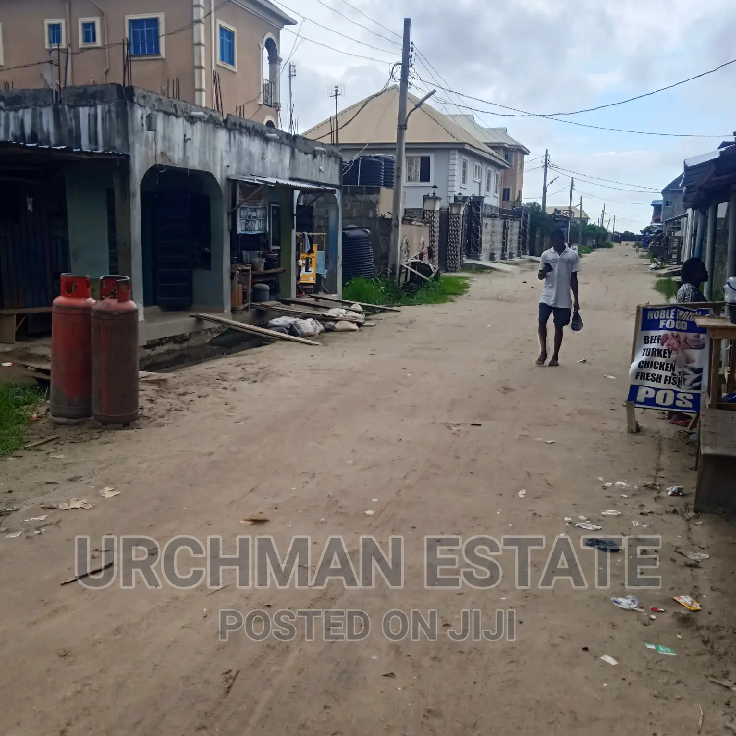 Full Plot of Land in a Good Built Up Area in Alakija