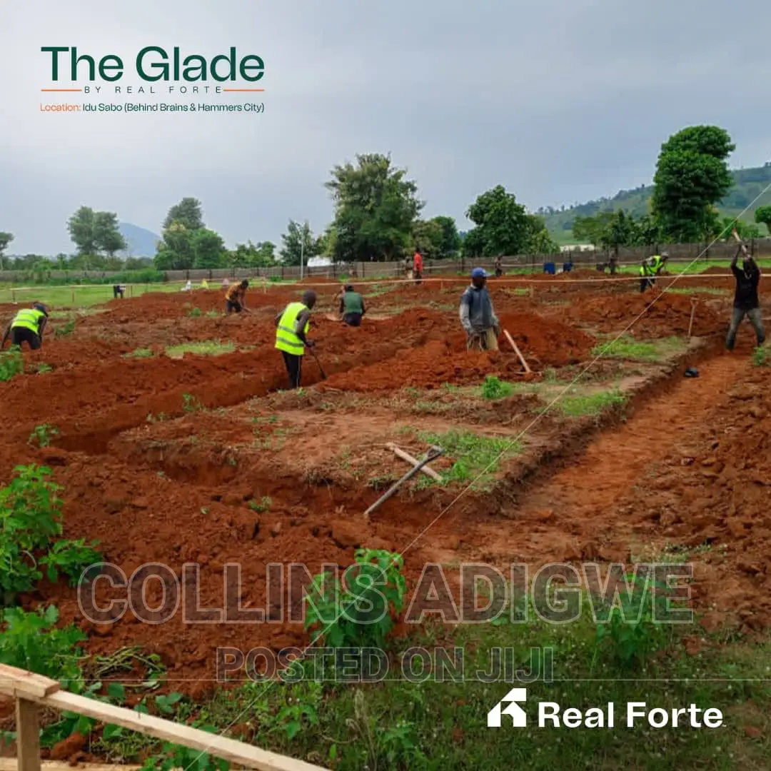 700sqm Land at the Glade Estate -Abuja in Idu Industrial