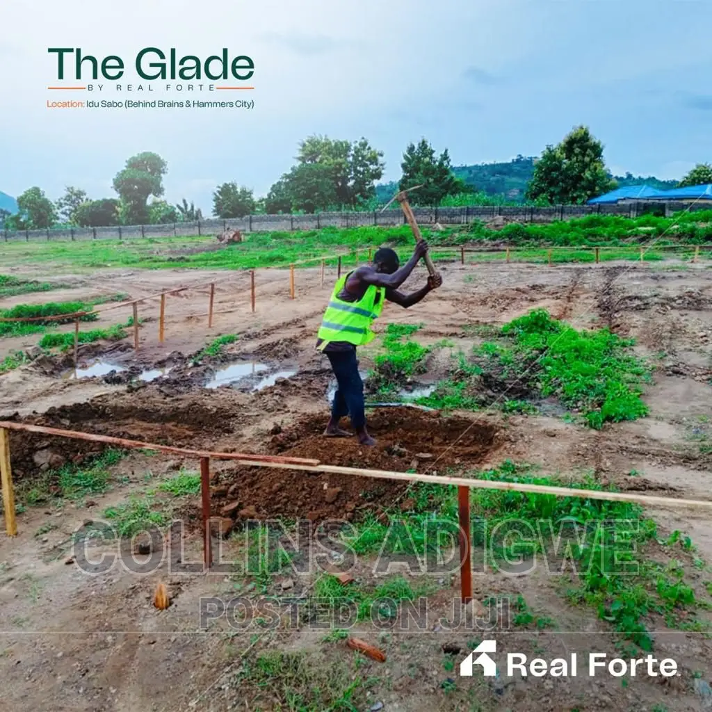 700sqm Land at the Glade Estate -Abuja in Idu Industrial