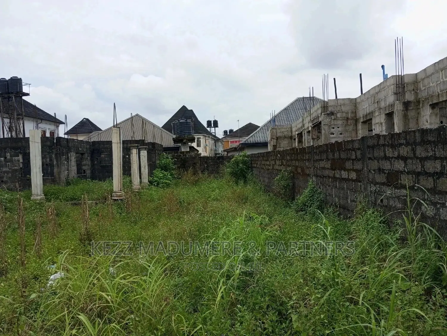 For Sale Land With Uncompleted Structure in Port-Harcourt