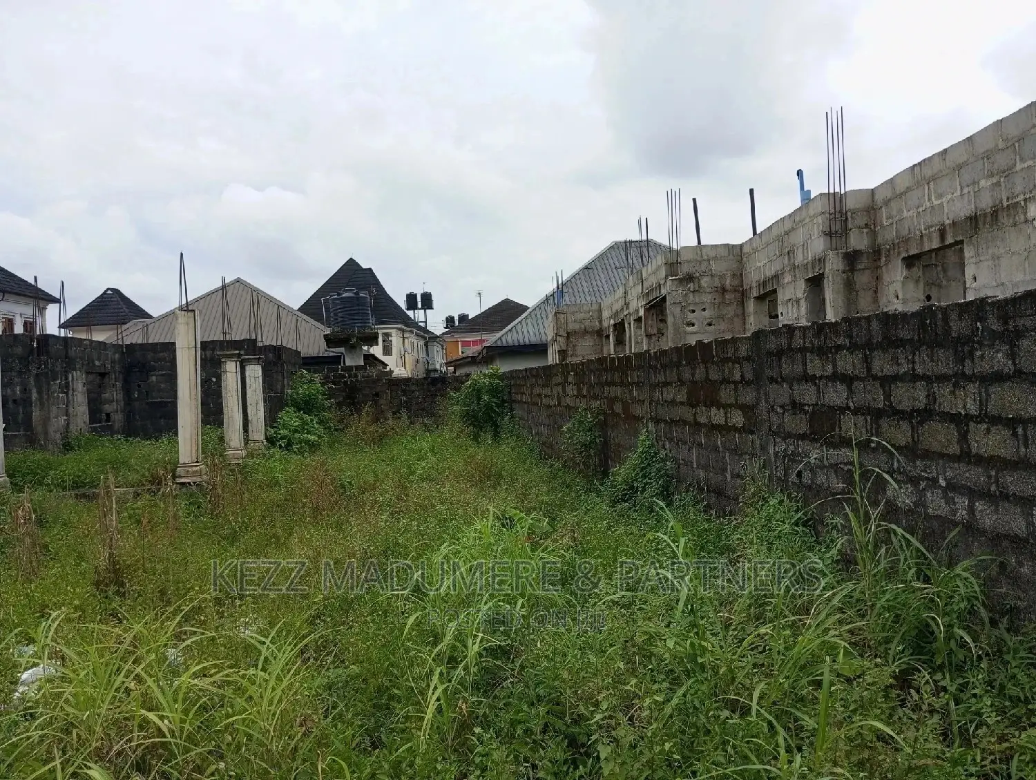 For Sale Land With Uncompleted Structure in Port-Harcourt