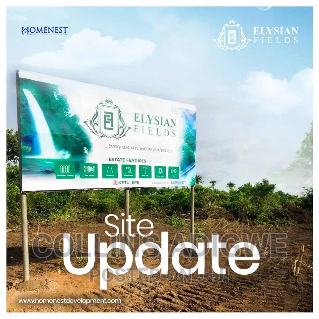 500sqm Land at Elysian Fields Estate -Epe in Epe