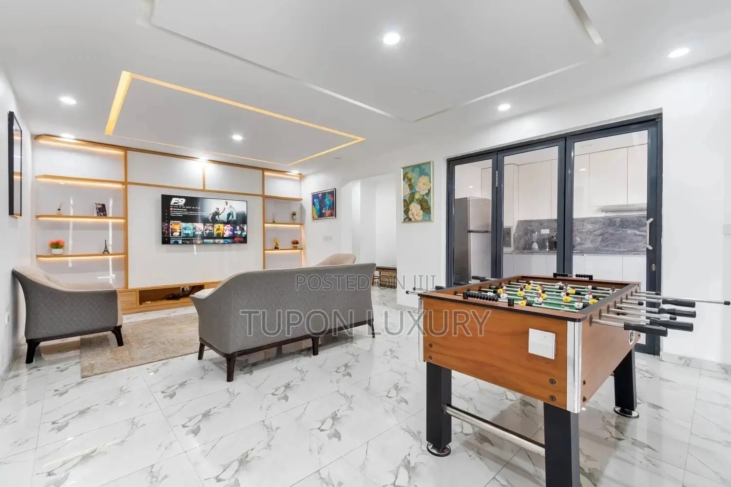 Two Bedroom Apartment With Pool, Gym, and Snooker in Victoria Island