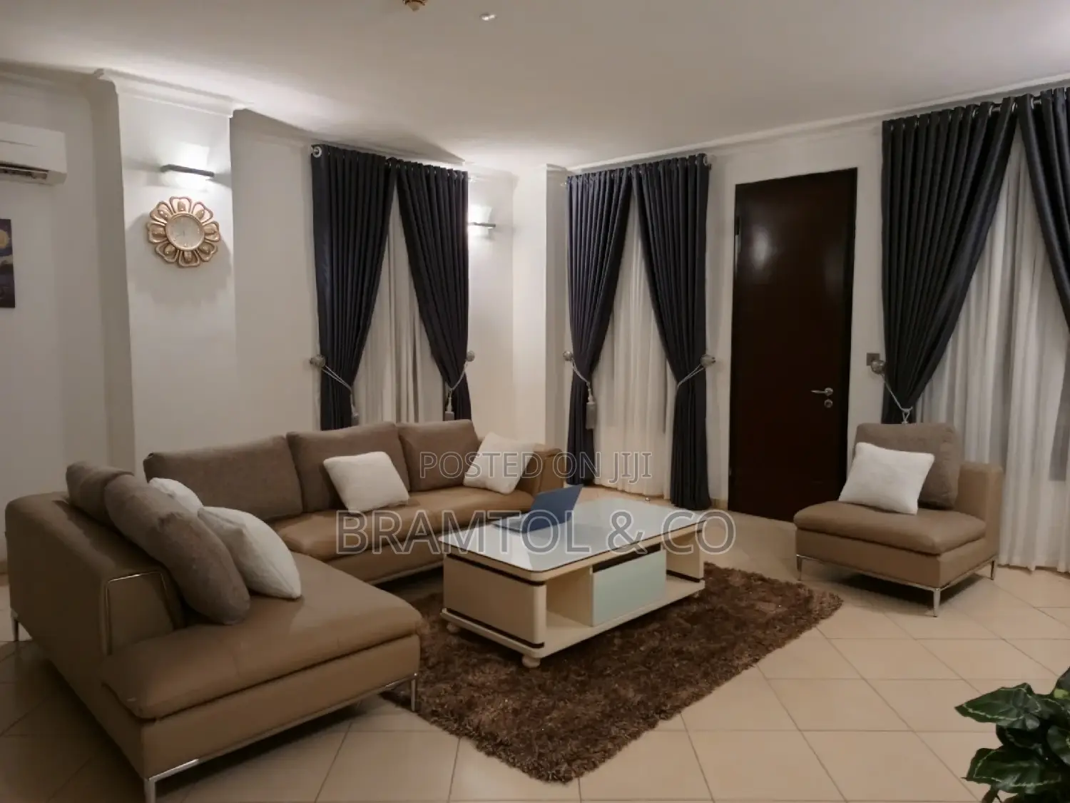 Furnished 3bdrm Townhouse / Terrace in Maitama for rent in Maitama