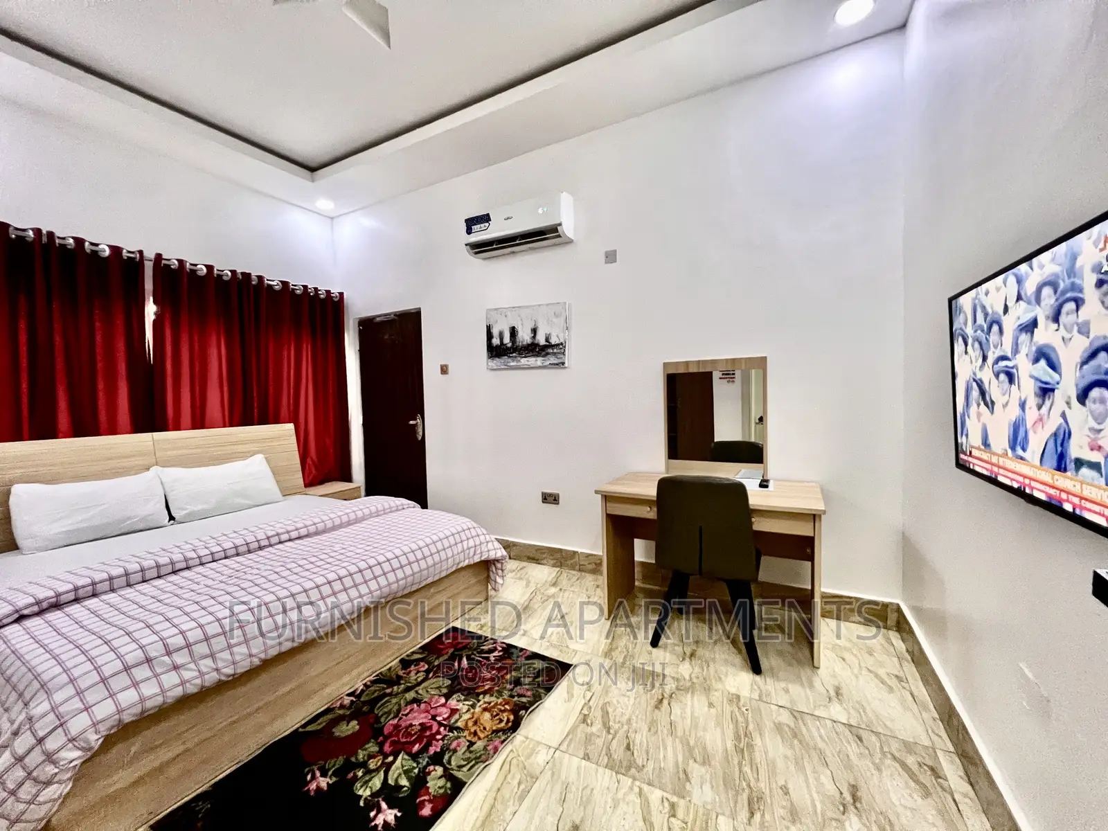 Furnished 2bedroom Flat Wifi 24hrs Lit - 1st Floor in Utako