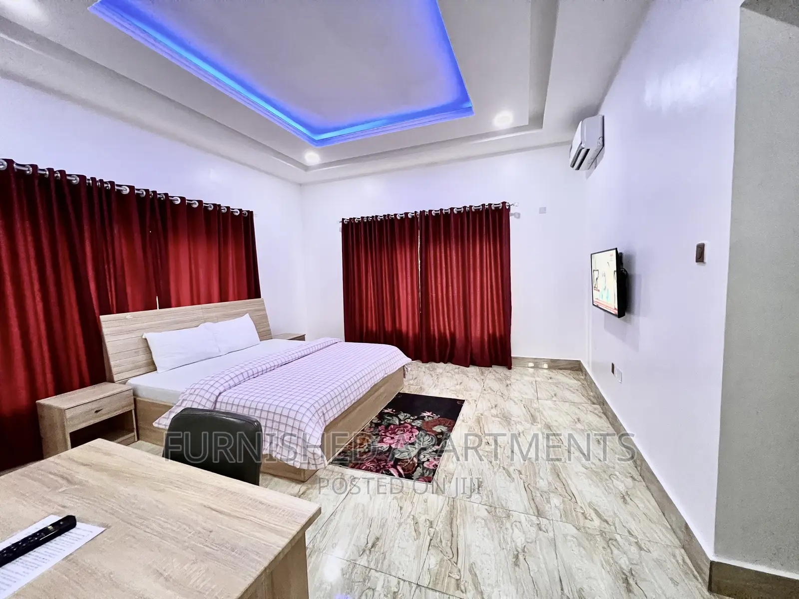 Furnished 2bedroom Flat Wifi 24hrs Lit - 1st Floor in Utako