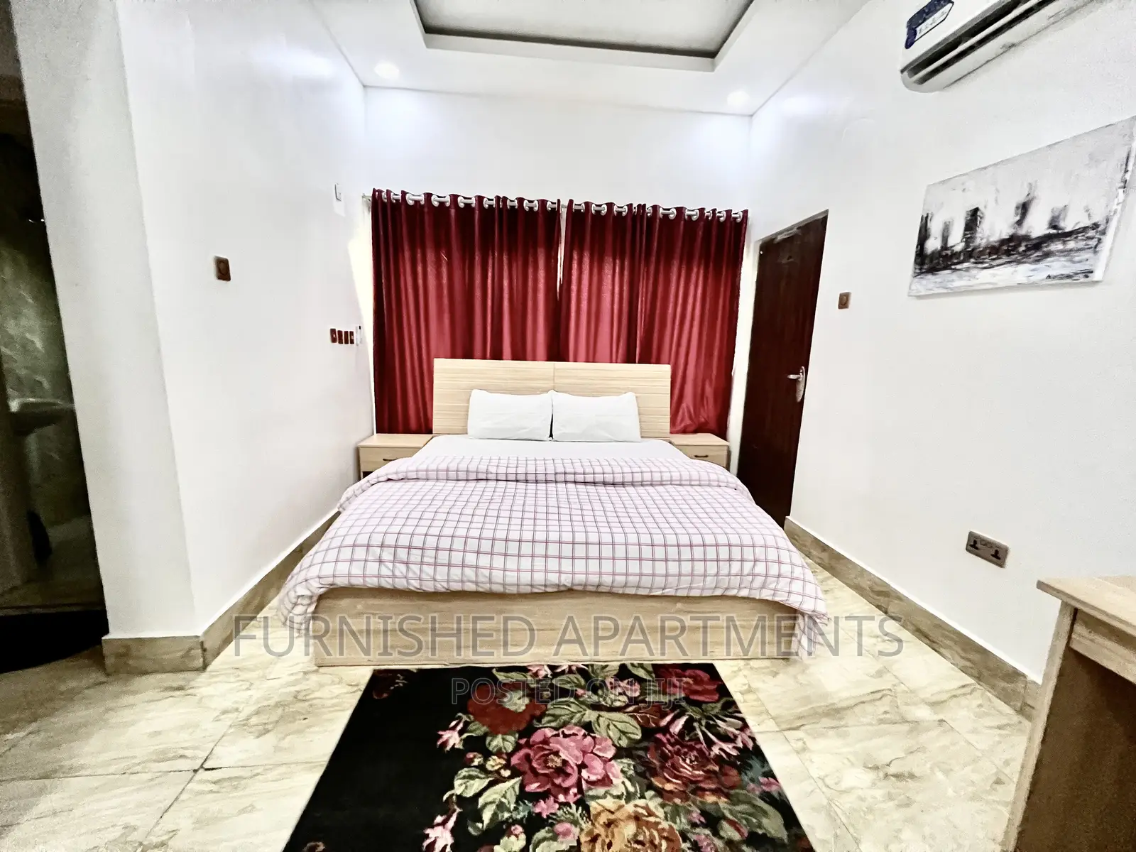 Furnished 2bedroom Flat Wifi 24hrs Lit - 1st Floor in Utako