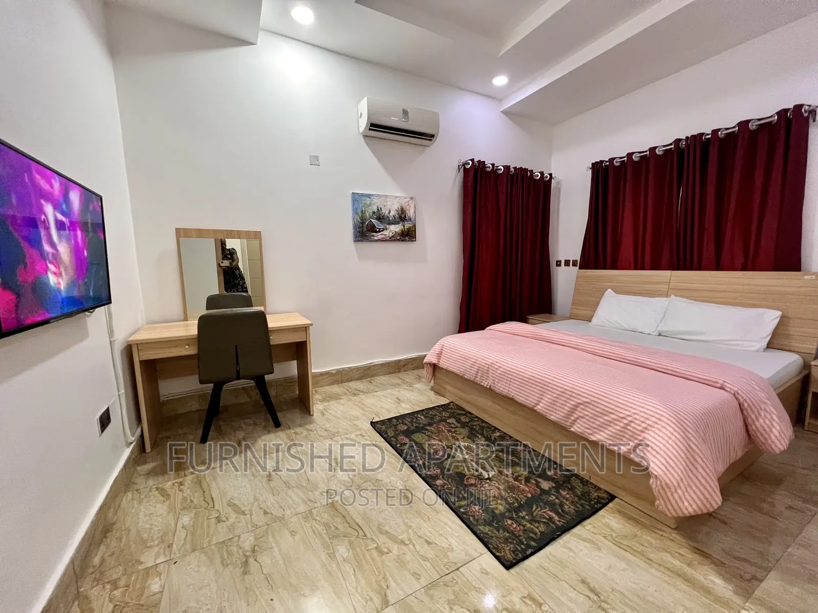 Shortlet 1bedroom Flat Wifi 24hrs Lit - Ground Floor in Utako
