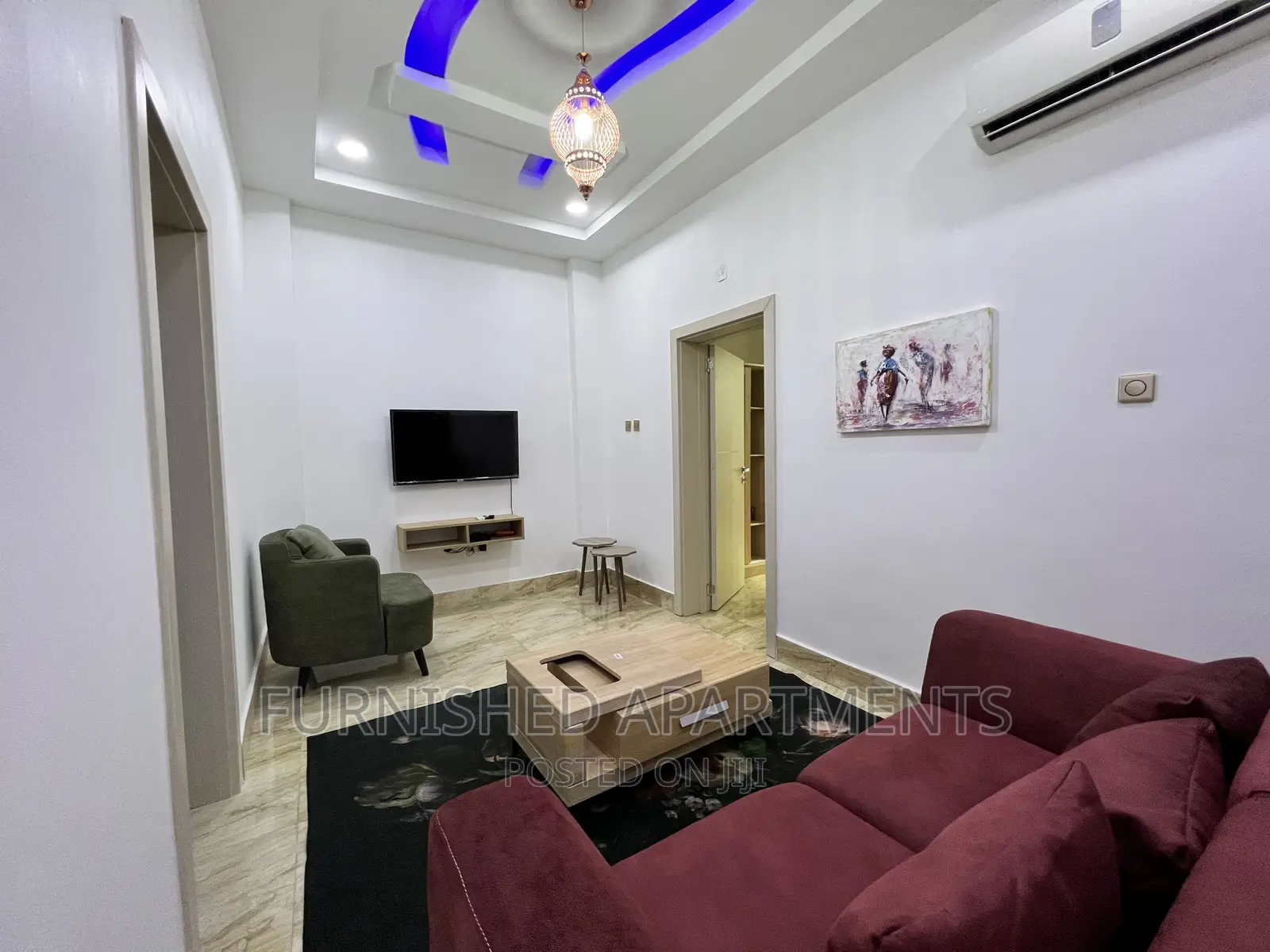 Shortlet 1bedroom With Kitchen Wifi 24hrs Light in Utako