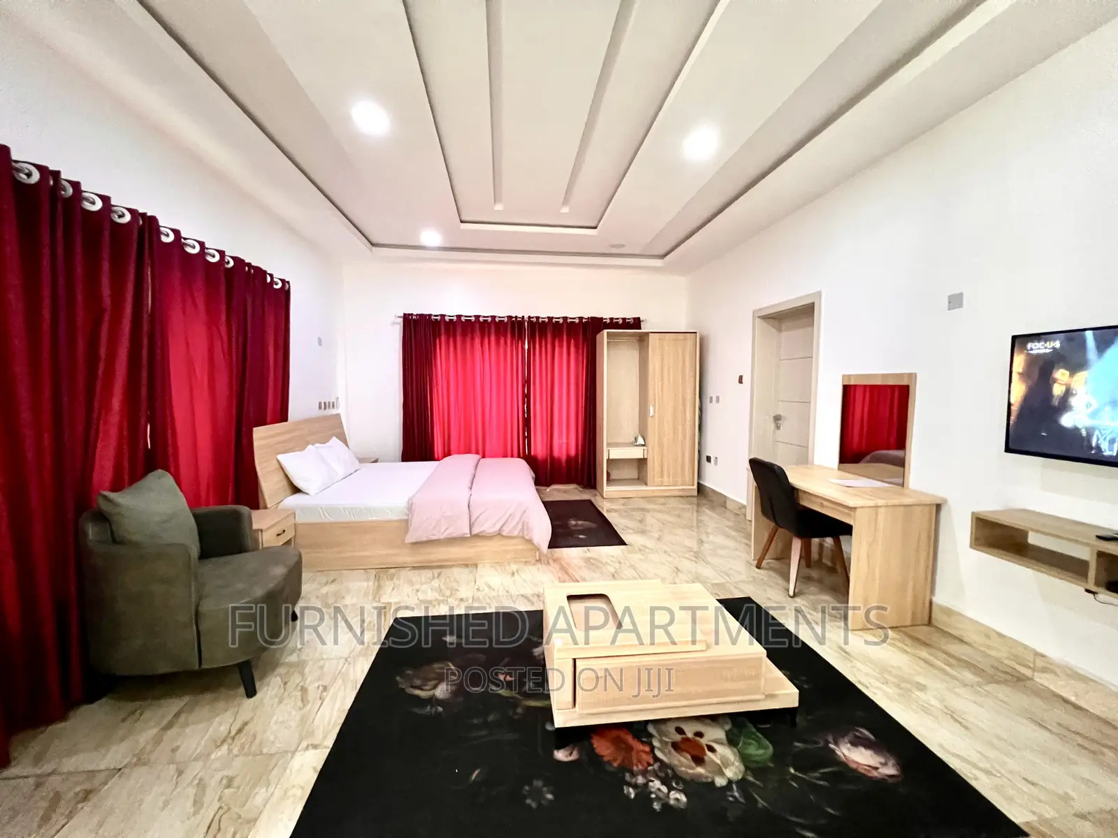 Jacuzzi Love Big Studio Room 24hrs Lit N Wifi in Utako