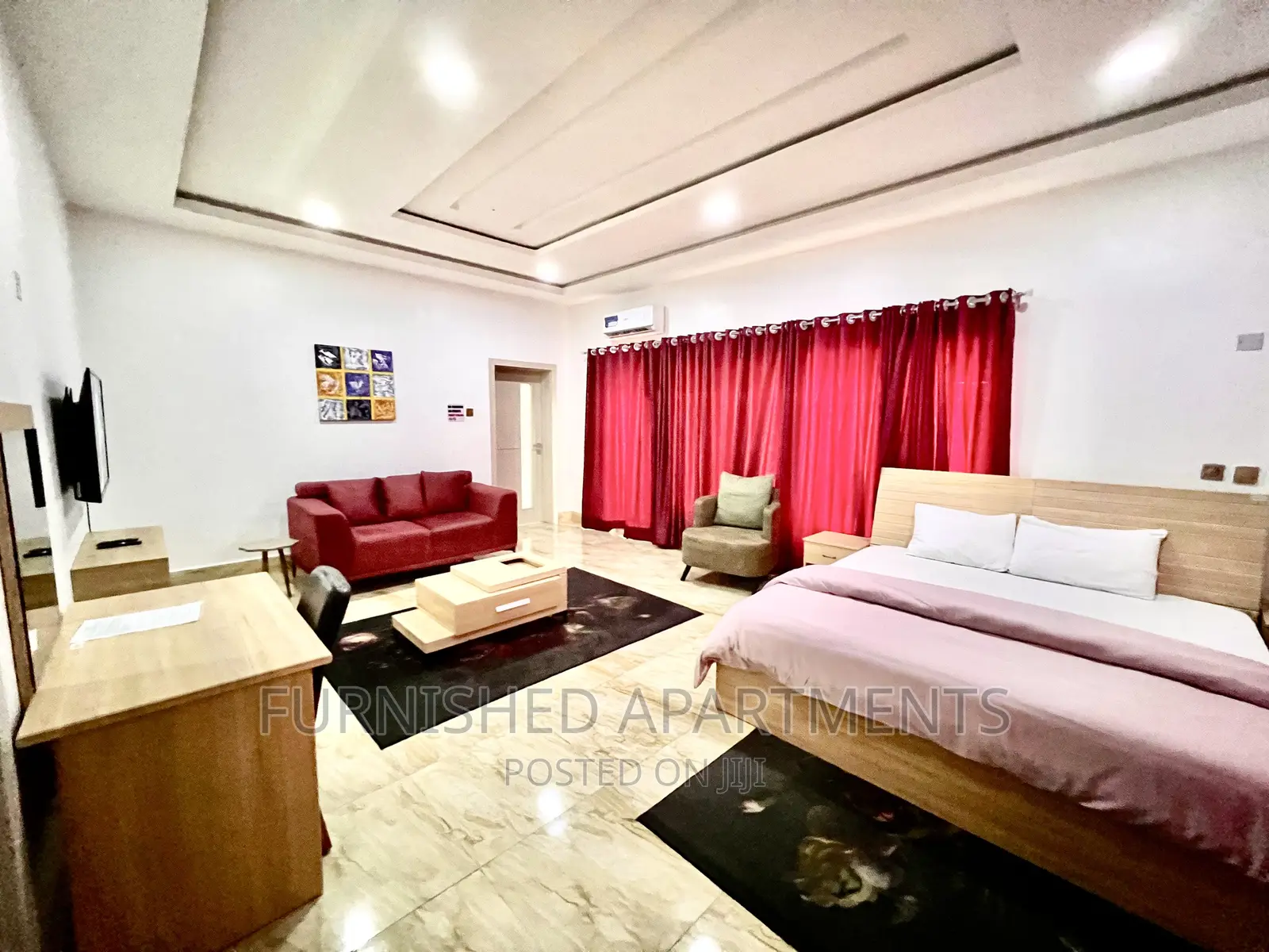 Jacuzzi Love Big Studio Room 24hrs Lit N Wifi in Utako