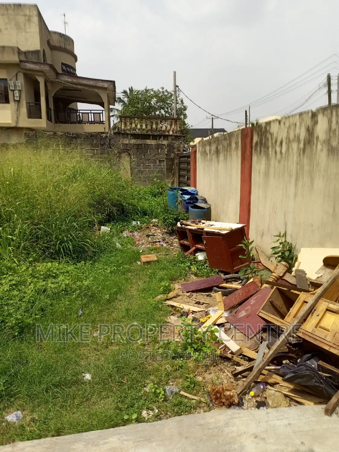 A Setback in a Plot of Land for Sale in Ago Palace