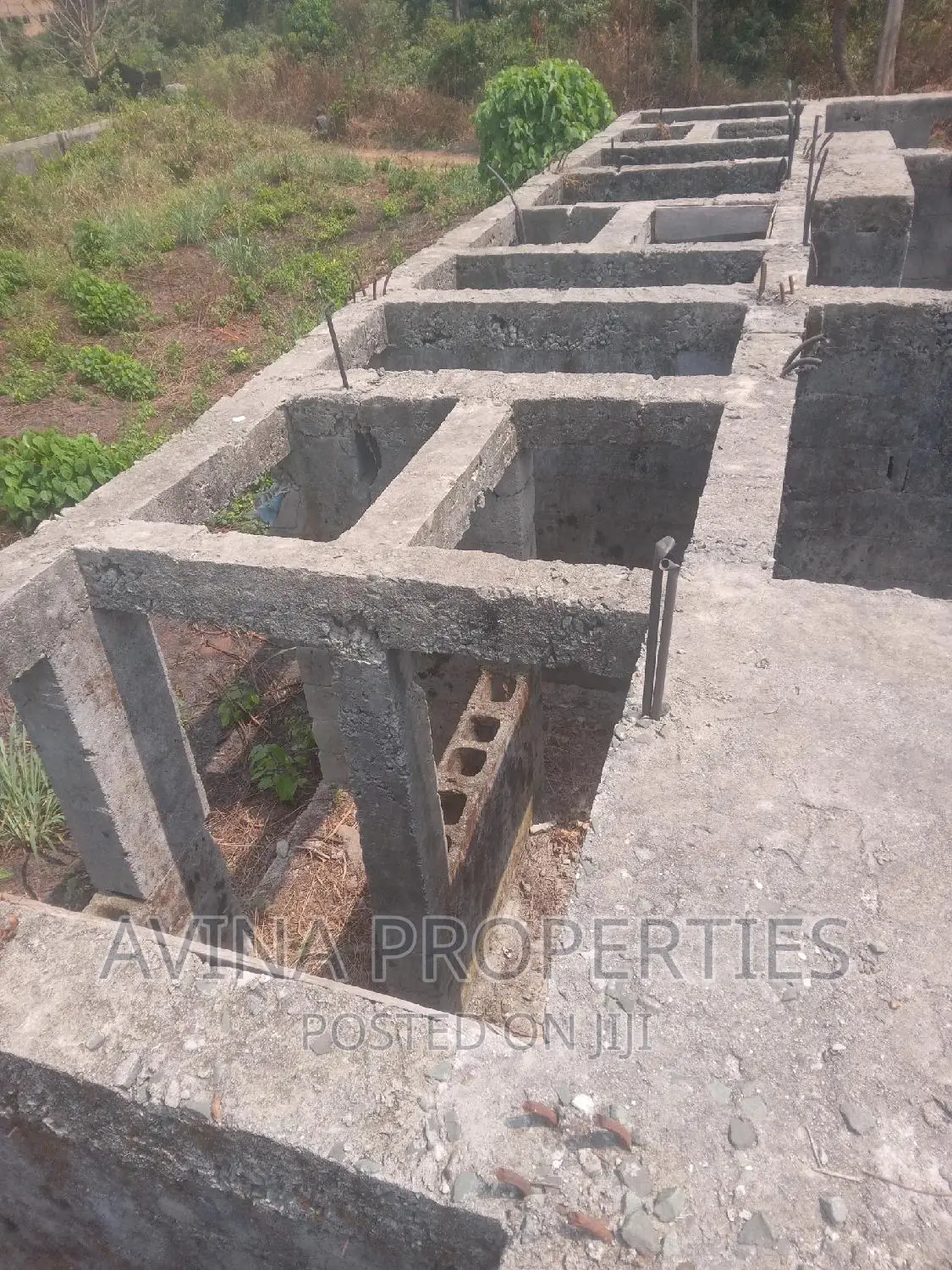 An Uncompleted Proposed of 2 Storey Building on Two Plots in Owerri