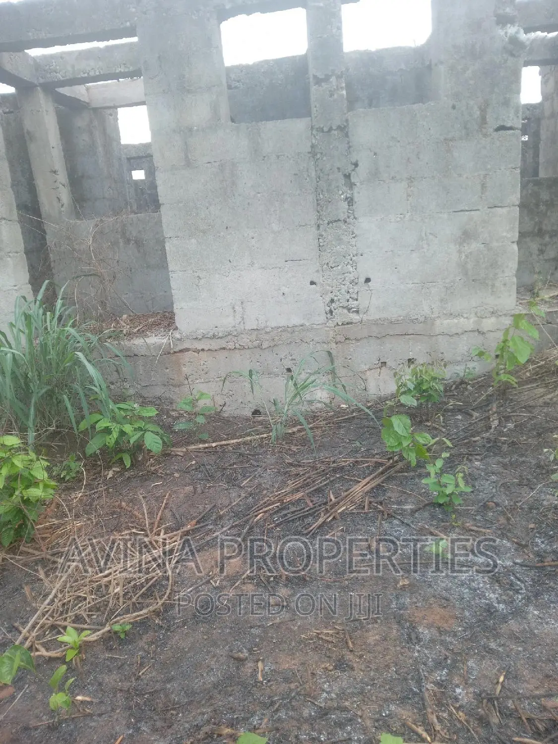 An Uncompleted Proposed of 2 Storey Building on Two Plots in Owerri