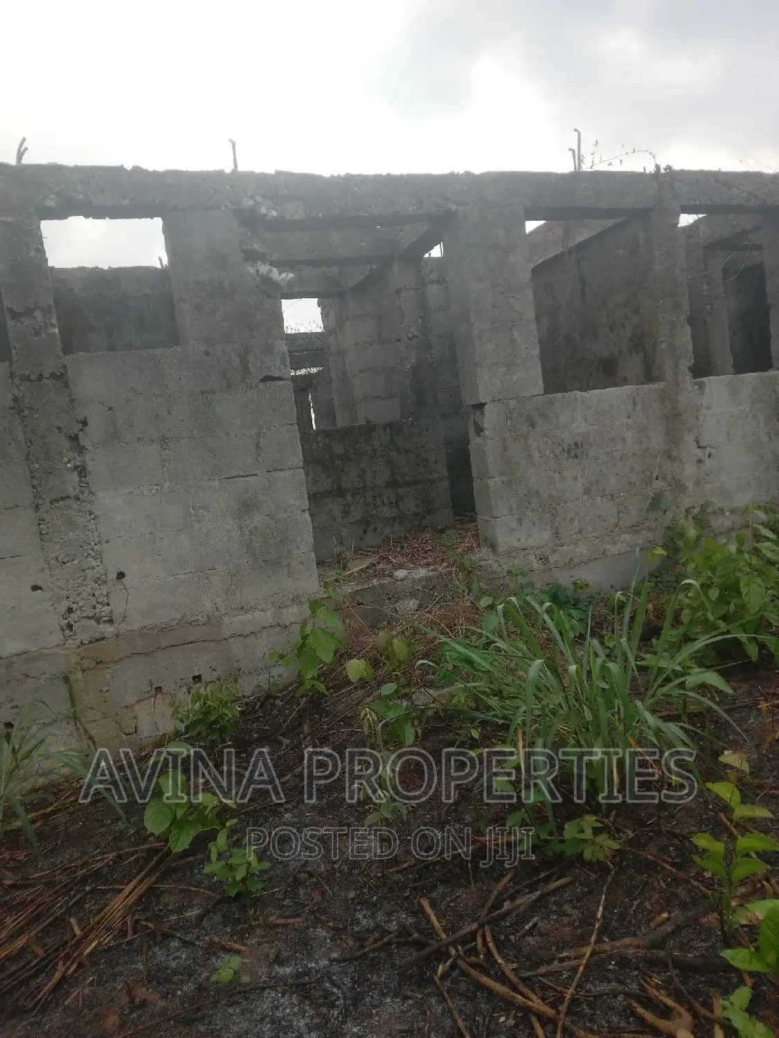 An Uncompleted Proposed of 2 Storey Building on Two Plots in Owerri