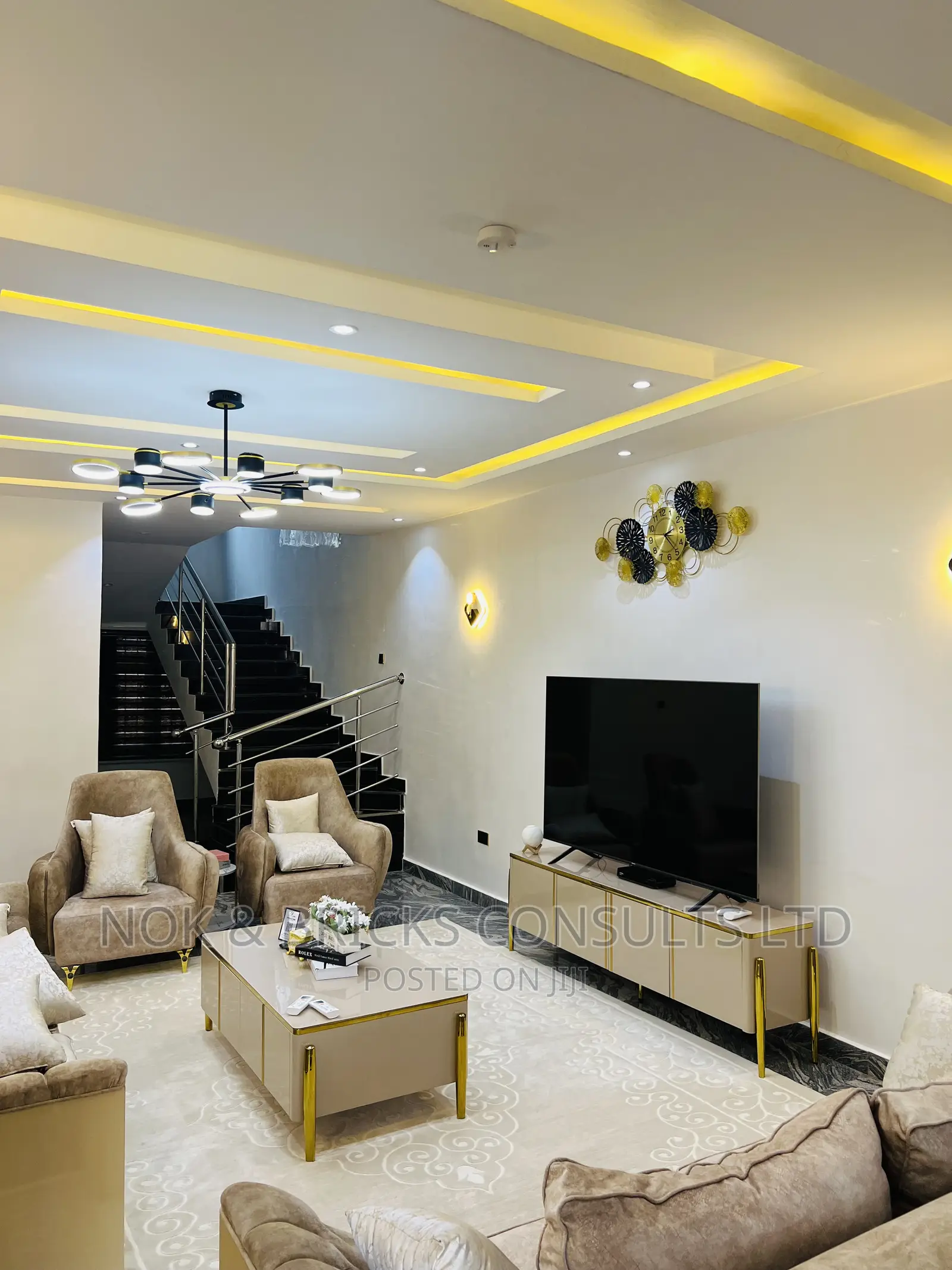 Furnished 4bdrm Duplex in Bricks Luxury, Guzape District for rent in Guzape District