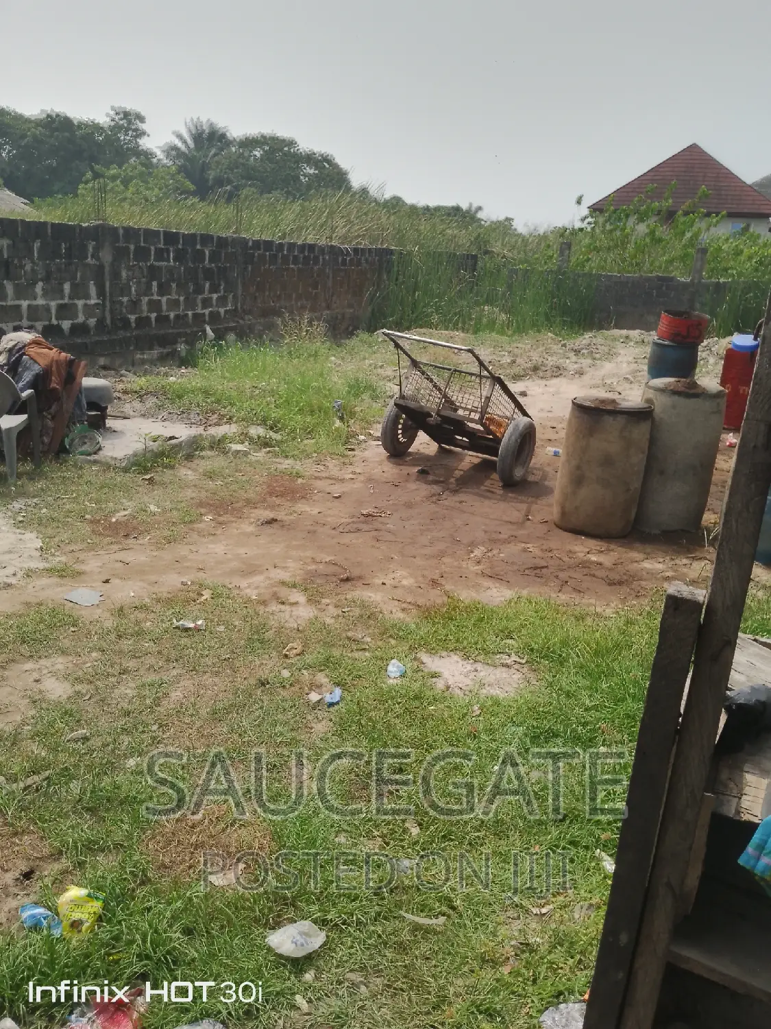 A Commercial Land on a Busy Rd at Marwa Rd Ijegun Satellite in Satellite Town