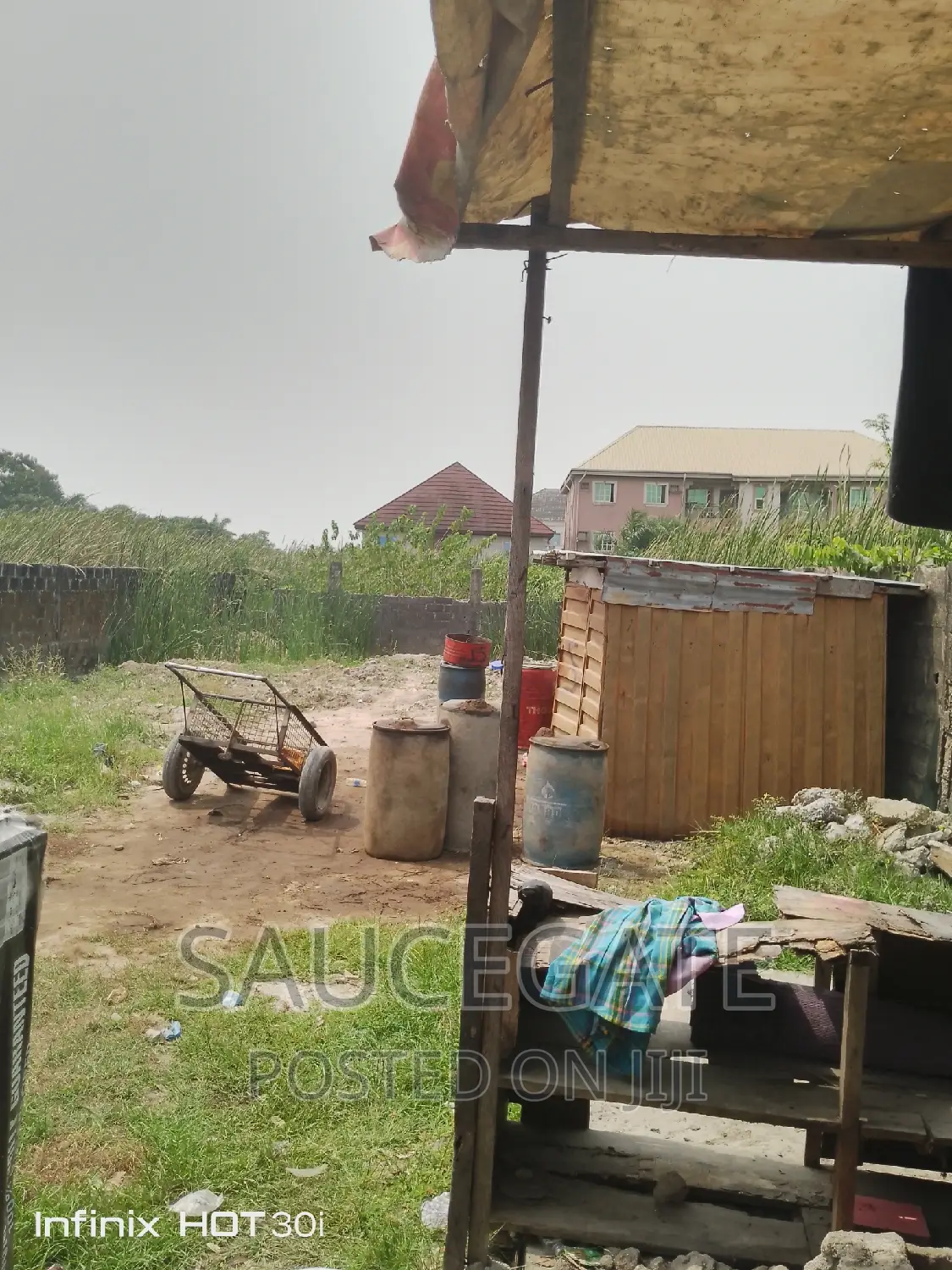 A Commercial Land on a Busy Rd at Marwa Rd Ijegun Satellite in Satellite Town