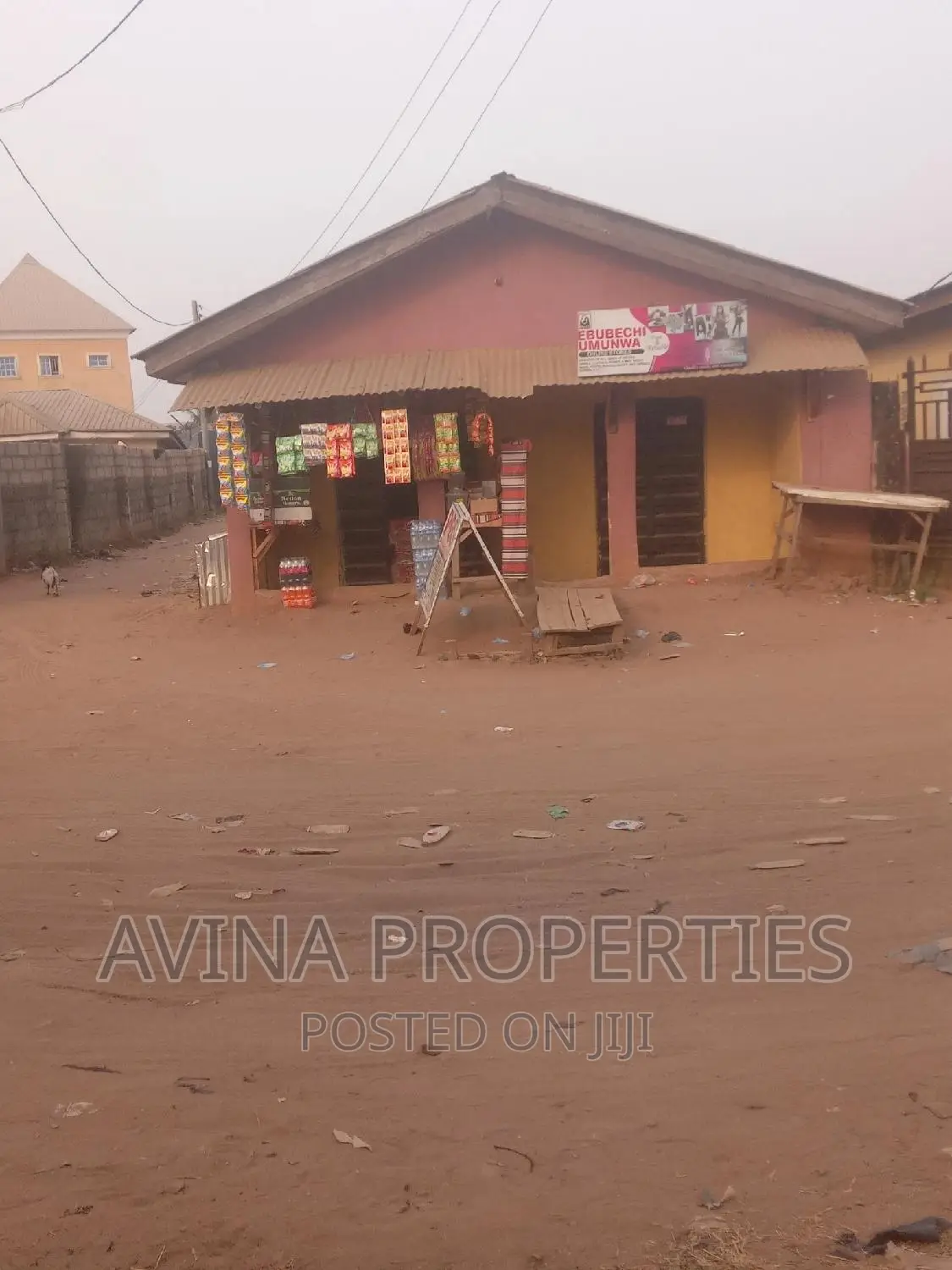 A Total of Converterble 10 Rooms With Two Shop in Owerri