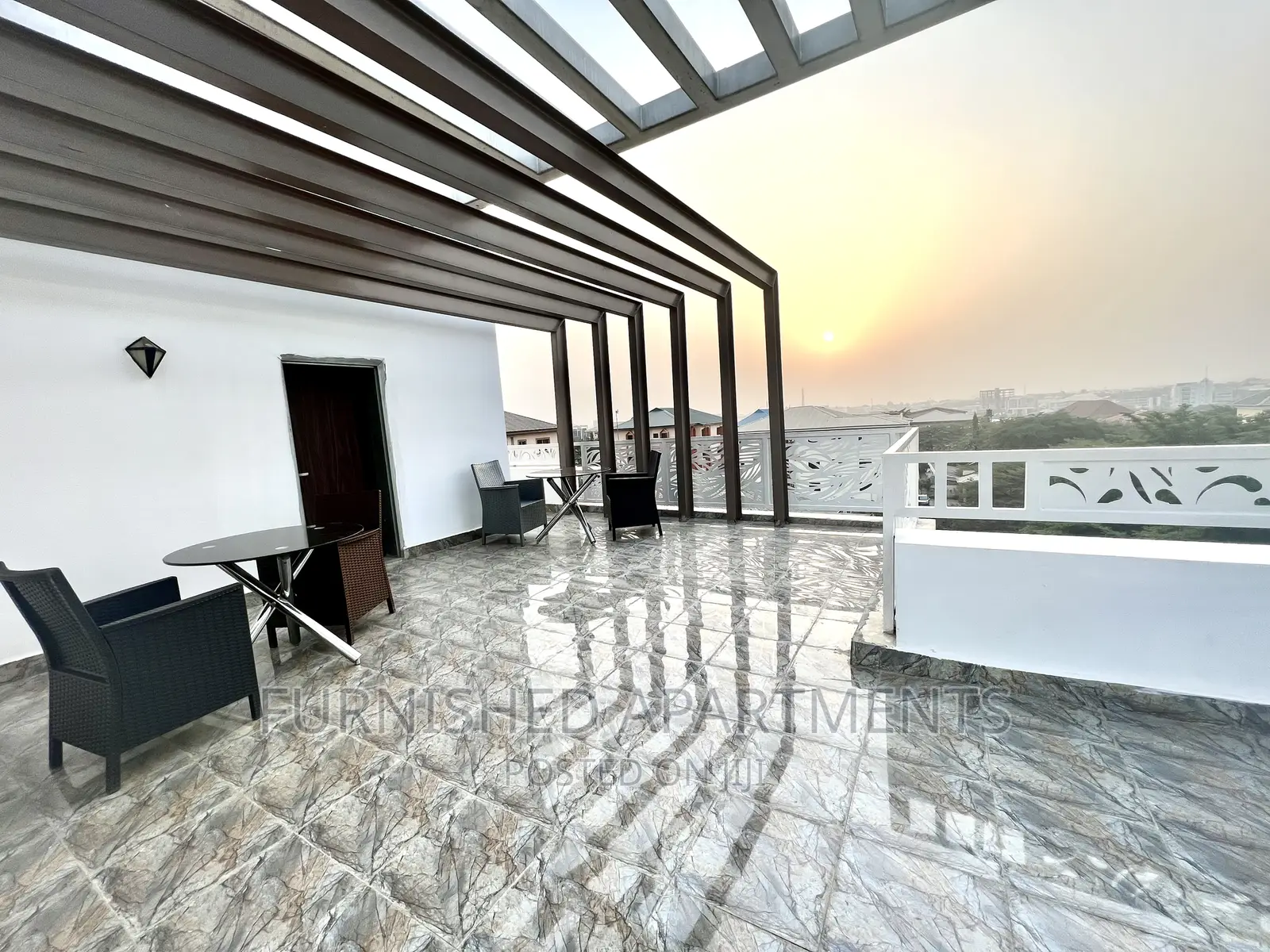 Sunrise View Penthouse Condo Wifi 24hrs Lit in Utako