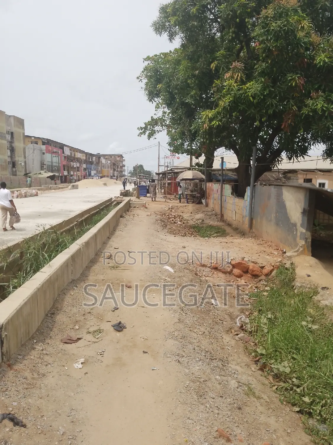 Two Plots for Sale Facing the Road With C of O Commercial in Satellite Town