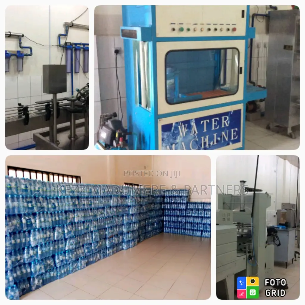 For Sale : Functional Water Factory in Port-Harcourt